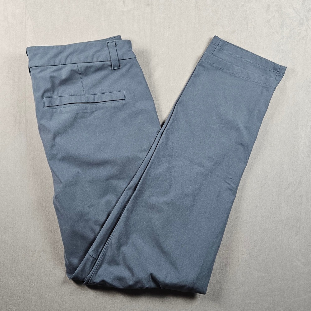Lululemon Commission Pants Mens 34x30 Slim Blue Performance Chino Office Golf